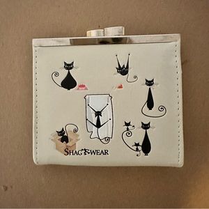 Shag wear “crazy cats” coin purse
